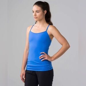 Lululemon Power Y Tank in Pipe Dream Blue